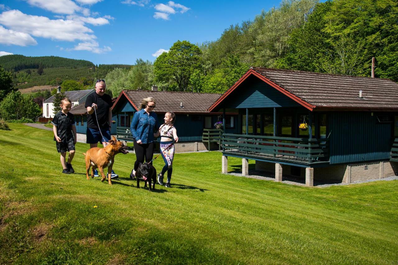 Logierait Pine Lodges Pitlochry Exterior foto