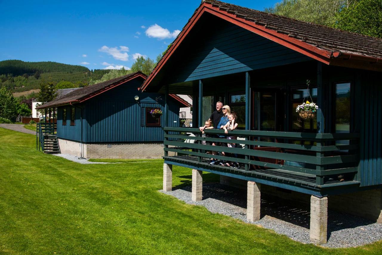 Logierait Pine Lodges Pitlochry Exterior foto